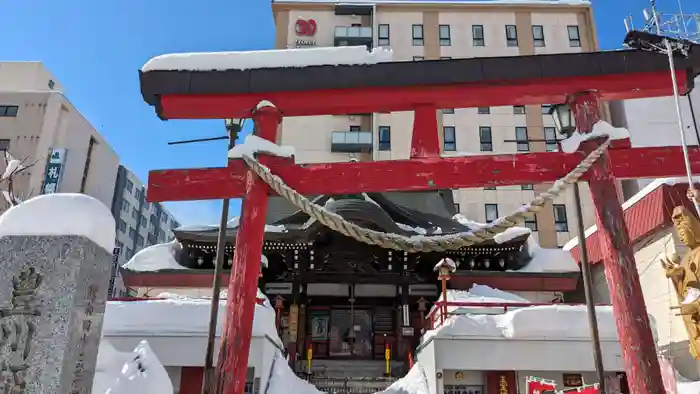 豊川稲荷札幌別院(玉宝禅寺)の鳥居