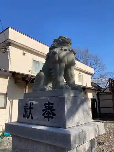 西岡八幡宮の狛犬