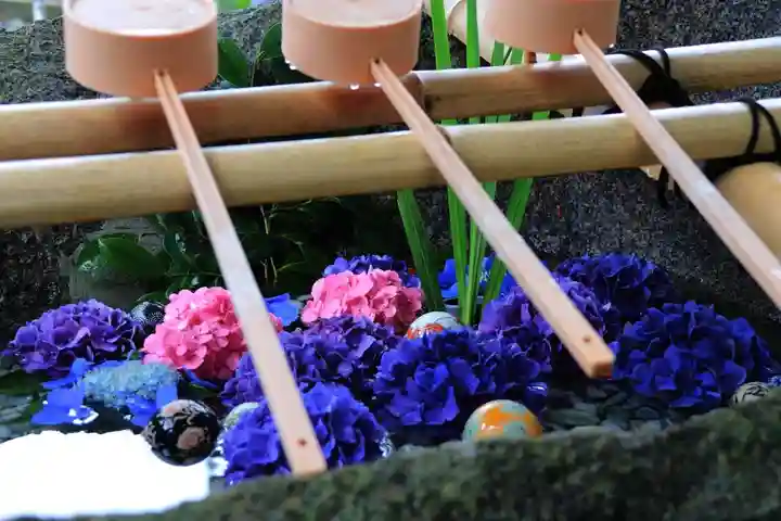 阿久津「田村神社」(郡山市阿久津町)旧社名:伊豆箱根三嶋三社の手水舎