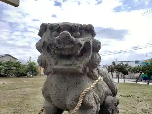 加積郷神社の狛犬