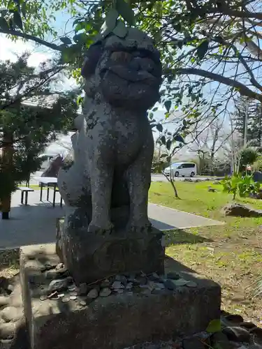 涌谷神社の狛犬