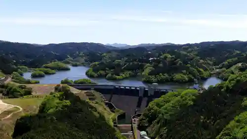 水越神社の景色