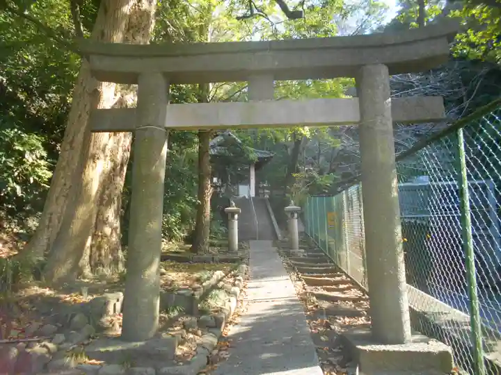 田越神明社(桜山神明社下社)の鳥居