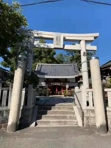 水堂須佐男神社の鳥居