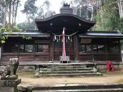 朱智神社の本殿