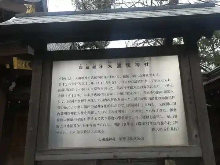 大國魂神社の歴史