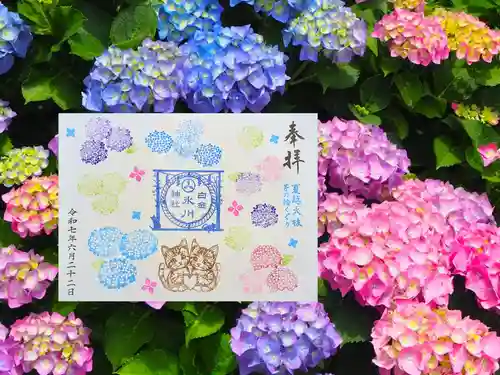 白金氷川神社の御朱印