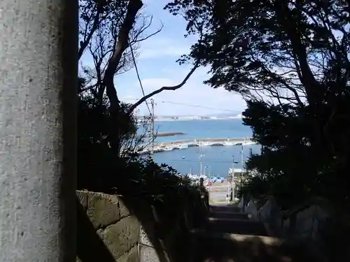 酒列磯前神社の景色