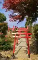 差出磯大嶽山神社 仕事と健康と厄よけの神さまの鳥居