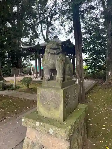 朝日森天満宮の狛犬