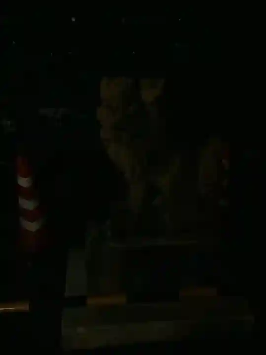 溝旗神社(肇國神社)の狛犬