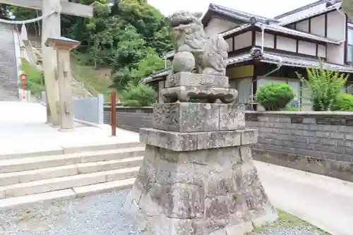 船津八幡神社の狛犬