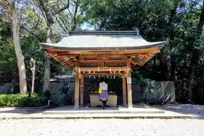 津八幡宮の手水舎