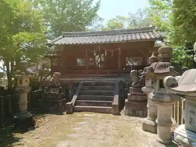 室原神社(萩原町串作)の本殿・本堂