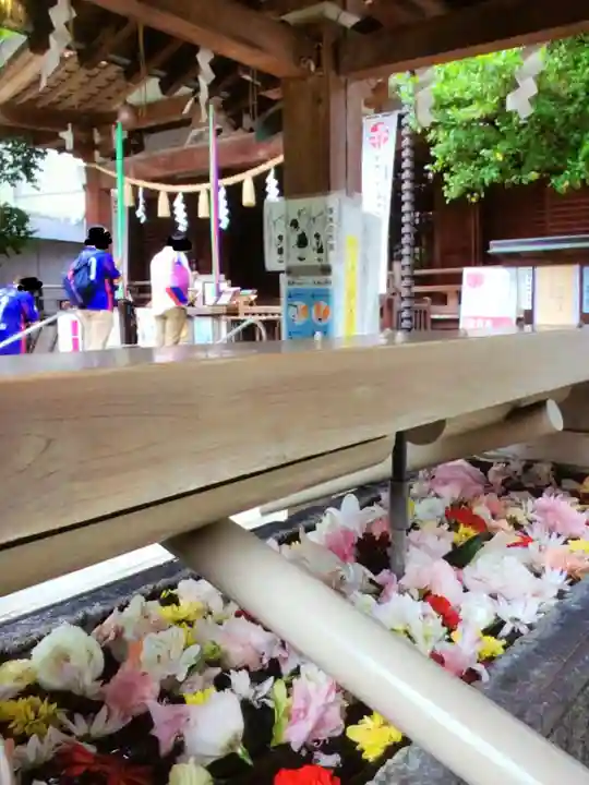 鳩森八幡神社の手水舎