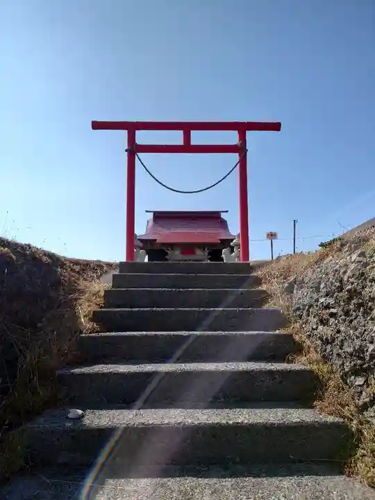 美谷稲荷神社の鳥居