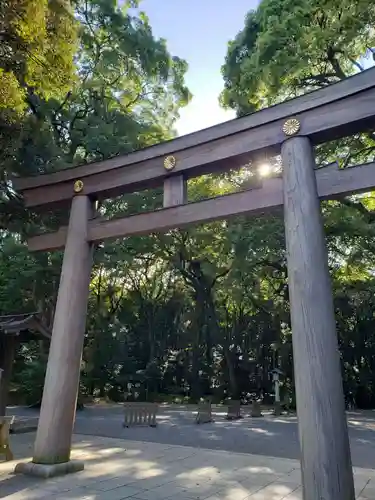 明治神宮の鳥居