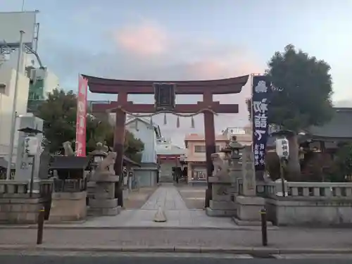 上の天神 生根神社の鳥居