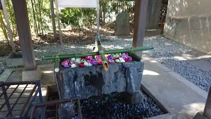 南沢氷川神社の手水舎