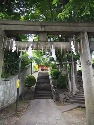 田端八幡神社の鳥居
