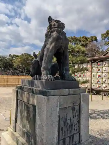 結城神社の狛犬