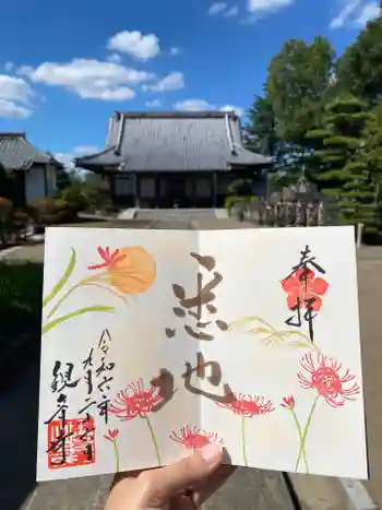 観音寺の御朱印 2024年09月
