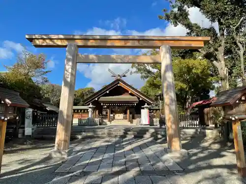 和泉國一之宮　大鳥大社の鳥居