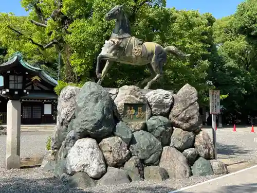 真清田神社の狛犬