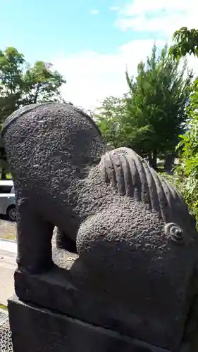 江部乙神社の狛犬