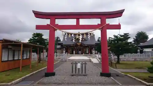 美瑛神社の鳥居