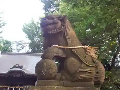 長島神社の狛犬