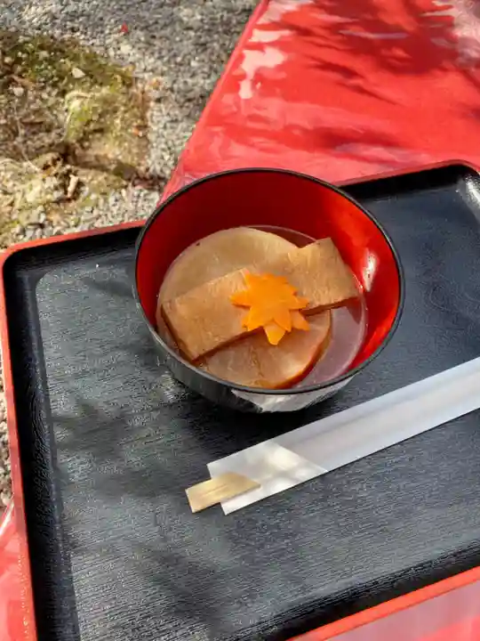 五大堂同聚院の食事