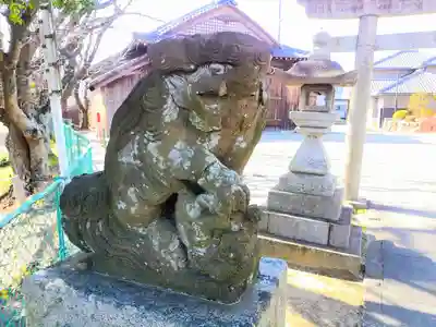 八幡社(大古根八幡社)の狛犬
