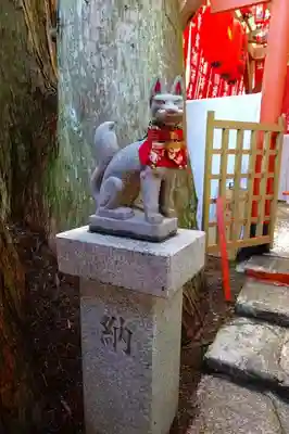 清高稲荷社の狛犬