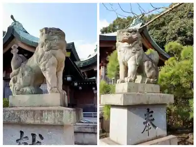 大分縣護國神社の狛犬
