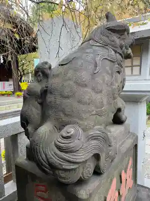 牛天神北野神社の狛犬