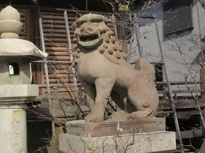 柿本神社の狛犬