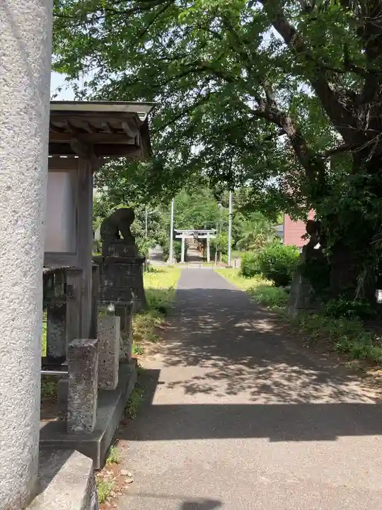 平出雷電神社の鳥居