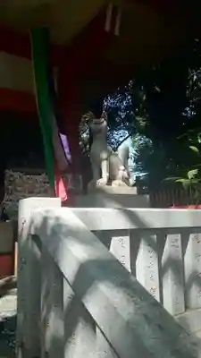 笠䅣稲荷神社の狛犬