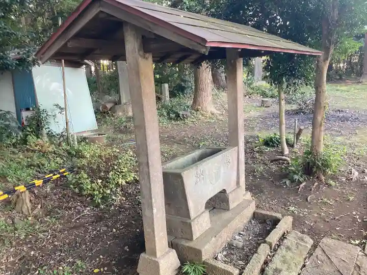 久伊豆神社の手水舎