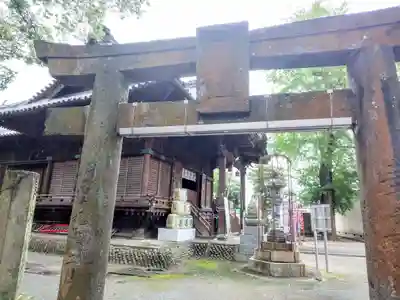 福島八幡宮の鳥居