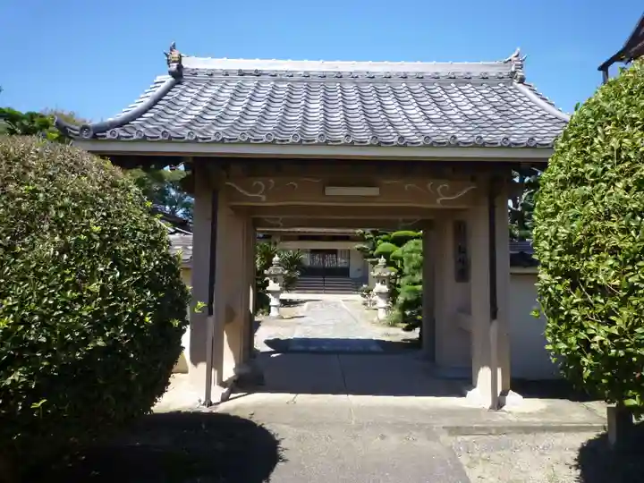 松林寺(河芸町中別保)の山門・神門