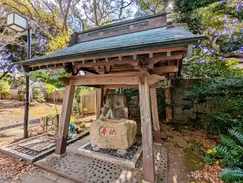 銚港神社の手水舎