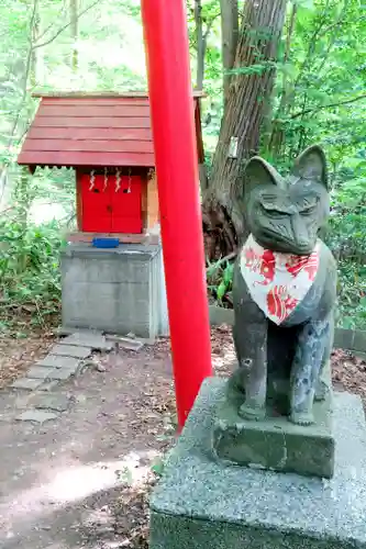 円山稲荷神社の狛犬