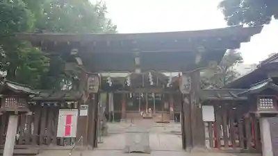 下谷神社の山門・神門