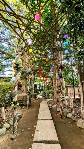 検見川神社の芸術