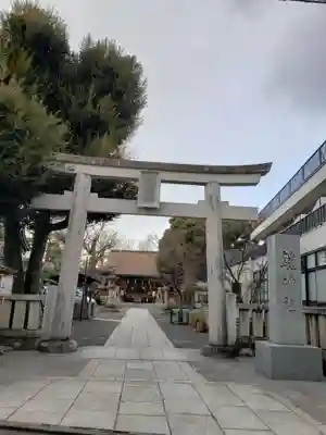 鎧神社の鳥居