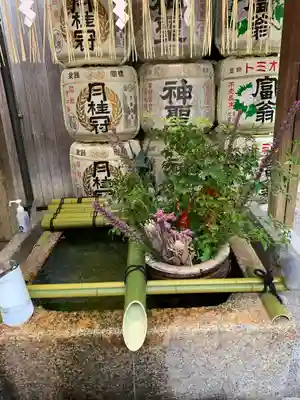 錦天満宮の手水舎