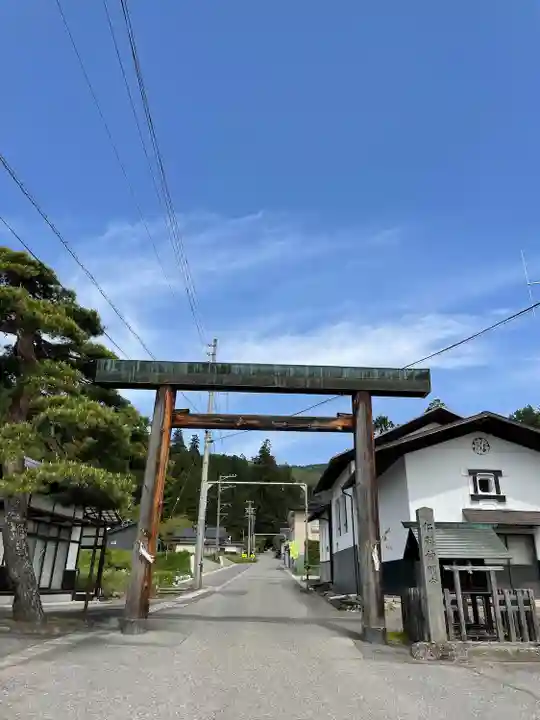 仁科神明宮の鳥居