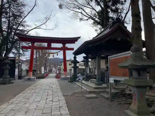 小室浅間神社の鳥居